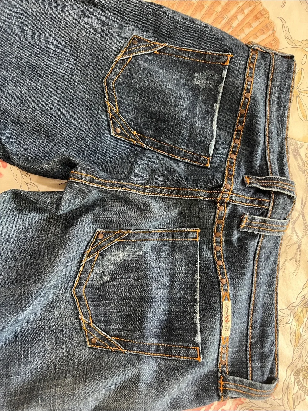 Frankie B. Women's Medium Dark Blue Bootcut Jeans - Picture 5 of 7